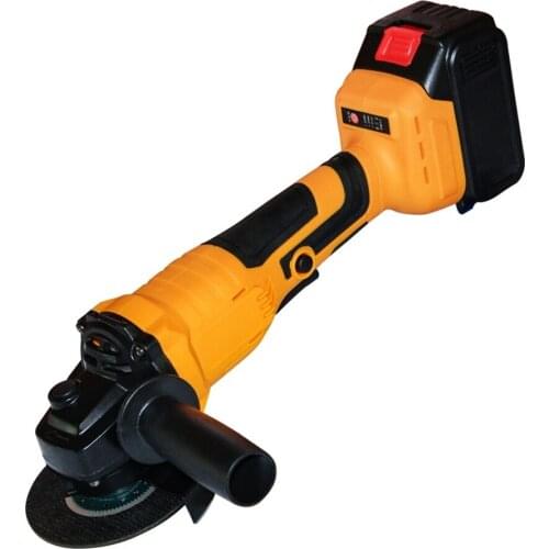 Woodworking Cordless Electric Brushless Angle Grinder Lithium-Ion Grinding Machine Grinder Polishing Cutting Power Tools