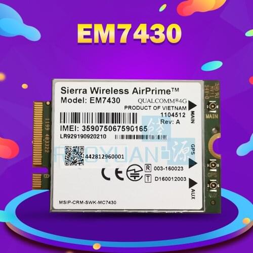 EM7430 LTE-Advanced Cat-6 cat 6 4G Modem M2 ngff 300M 4G module card