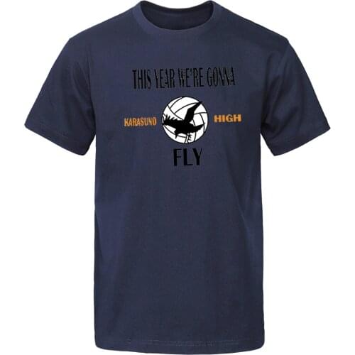 Men T Shirt Japanese Anime Haikyuu T Shirt T-Shirts Volleyball Club Tshirts Hot Summer Hip Hop Round Neck Tops Short Sleeve Tees