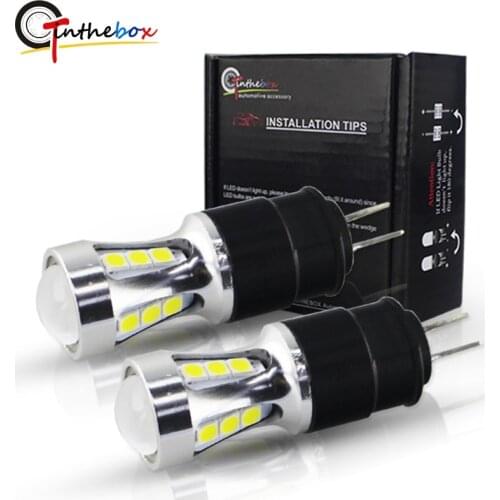 Gtinthebox hp24w led No faulty white 6000K led drl light hp24w G4 18smd 3030 18w 12V for peugeot citroen daytime running light