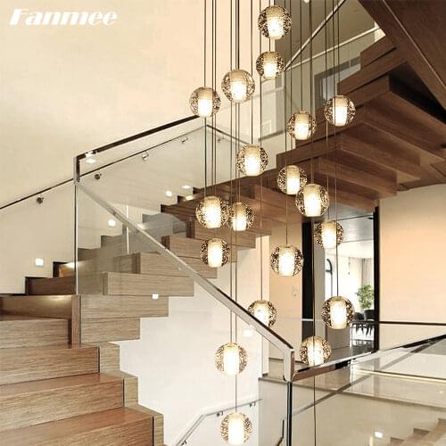 Orb Crystal Pendant Hanging Light LED G4 Living Room Art Deco Chandelier Lamp Nordic Light Fixture for Bedside Kichen Island