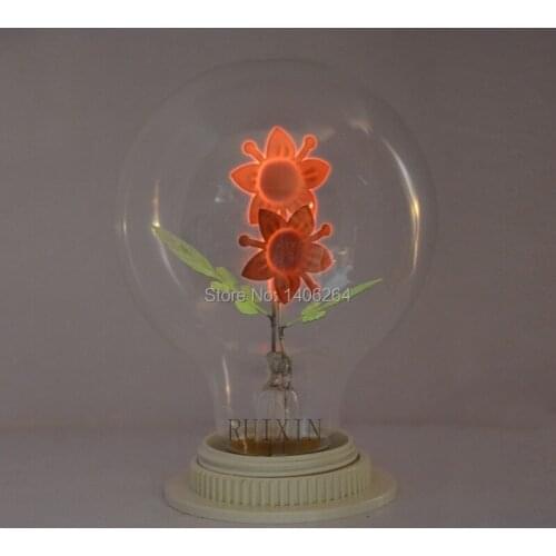 Edison Vintage Style Sunflowers W-filament Bulb Romance Decoration lighting Cafe Bar Club Bar Hall Coffee Shop Bedroom Bedside