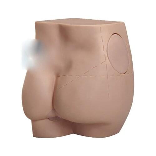 Mold model of hip injection practice training