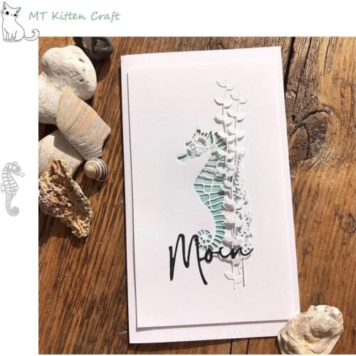 MT Craft Seahorse Metal Cutting Dies Stencils Scrapbooking Photo Album Decorative Embossing Paper Card Crafts Die Cut