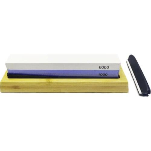 Whetstone Set Knife Sharpening Stone Kitchen Knife Sharpener Grit 1000/6000