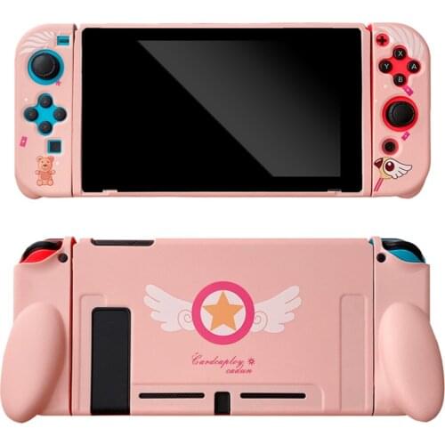 New Soft TPU Case Protective Cover Shell Ergonomic Handle Grip for Nintendo Switch Console for Joy-Con Controller Accessories