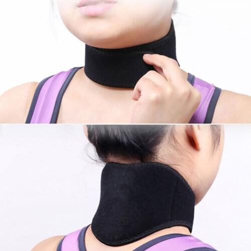 Neck Magnetic Therapy Support Neck Massager Neck Pain Relief Magnetic Therapy Neck Wrap Brace Support Warmer Collar