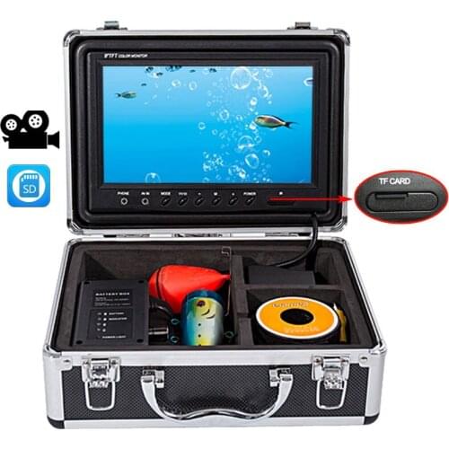 WF09 Fishing Camera 9"Inch 50M underwater camera for fishing White Lamp fish finder For Ice/Sea underwater fishing camera