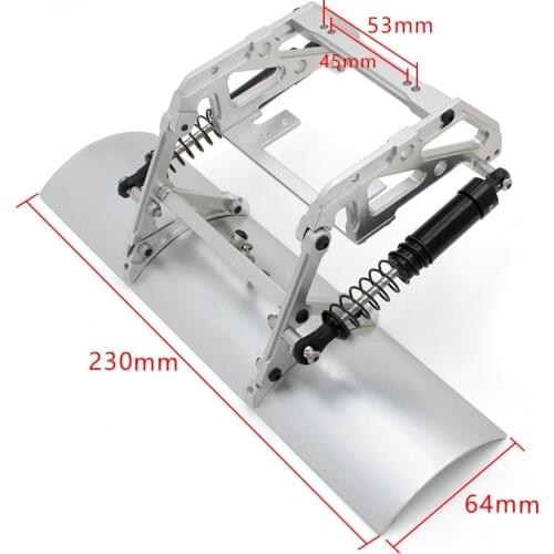 Rc Car Metal OP Part Electric Control Snow Shovel For 1:10 RC TOY MODEL SCX10 Wraith YETI TRAXXAS TRX-4 TRX6 SCX10-ll 90046 JEEP