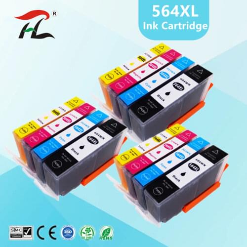 Compatible 564 ink cartridge for hp 564XL for hp564 Photosmart 5510/5511/5512/5514/5515/5520/5522/ 5525/6510/6512/6515 printer