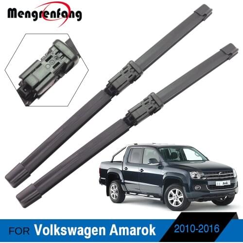 Car Front Windscreen Wiper Soft Rubber Windshield Wiper J Hook Arms For Volkswagen Amarok 2010 2011 2012 2013 2014 2015 2016