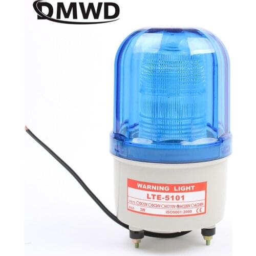 DMWD AC220V LTE-5101 professional indicator industrial led revolving strobe warning indicator Retail indicator light with sound