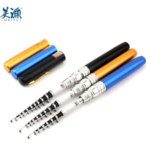 1.8-2.4 meters telescopic portable aluminum alloy pen type fishing rod sea rod rock fishing rod boat fishing rod