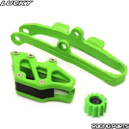 Motorcycle Swingarm Chain Slider Guide with Bottom Roller For kawasaki KXF250 KXF450 KX250F KX450F 2009-2018