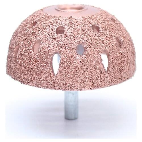 Quality 1pc 55mm Tungsten Steel Bowel Sharp Tire Grinding Head for Tire Repair Tool High-speed pneumatic grinding machine