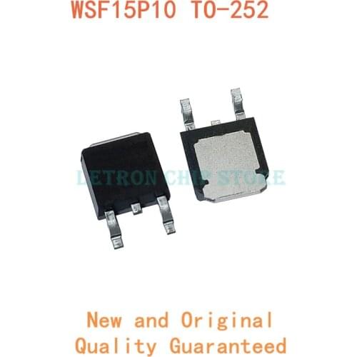 10PCS WSF15P10 TO-252 TO252 DPAK 13A 100V P-CH SMD MOSFET new and original IC Chipset