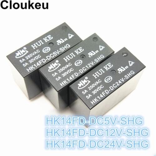 100Pcs Relay DIP8 HK14FD-DC5V-SHG HK14FD-DC12V-SHG HK14FD-DC24V-SHG