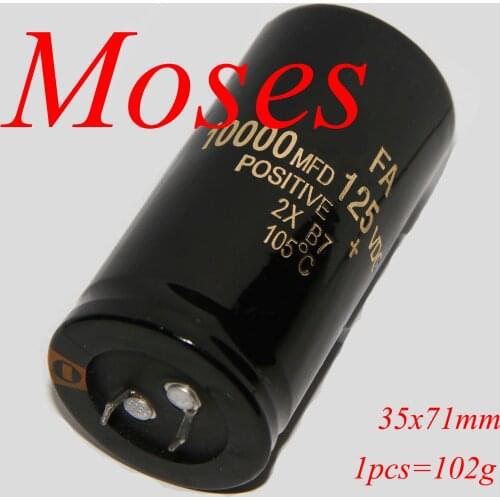 125v 10000uf 100v High Quality Capacitance Low ESR Electrolytic Capacitor Radial 35x70mm 35x80mm +/- 20% 1pcs