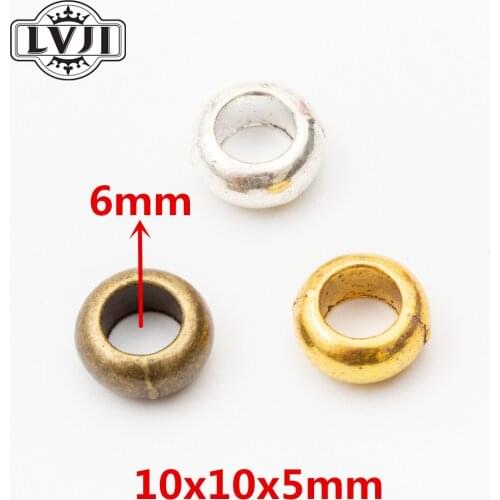 30pcs Wood Vintage silver zinc alloy Large Hole Beads charms DIY European Bracelet jewelry Fittings.5915