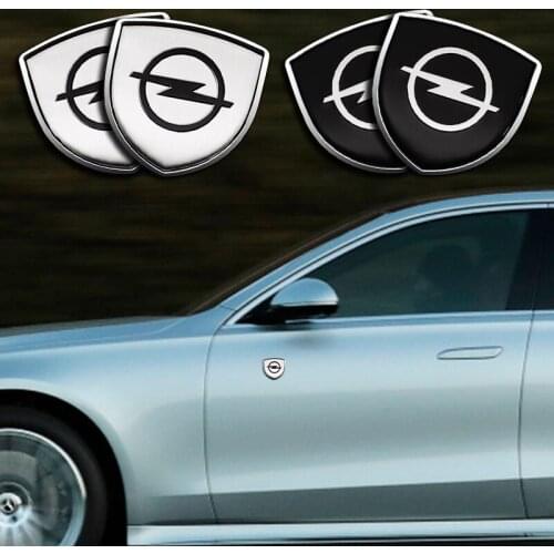 3D Metal Car Badge Emblems Stickers Decals For Opel OPC Astra J H G K Insignia Corsa D B E Mokka Vectra Auto Styling Accessories