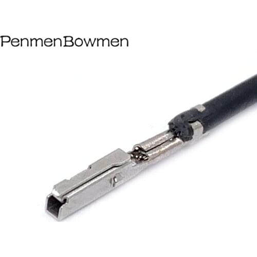 0.6MM Automotive Air Flow Meter Crimping Terminal Wiring Harness Connector Tinned Brass Contact With 22AWG Cable 7116-4416-02