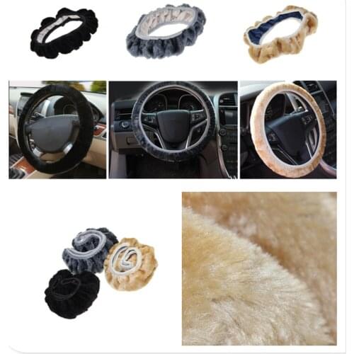 Car steering wheel cover plush super soft handle telescopic for Subaru Forester Ascent XV WRX VIZIV Outback