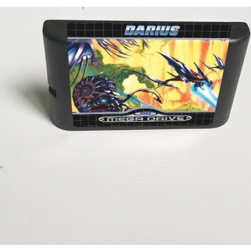 Darius - 16 Bit MD Game Card for Sega Megadrive Genesis Video Game Console Cartridge