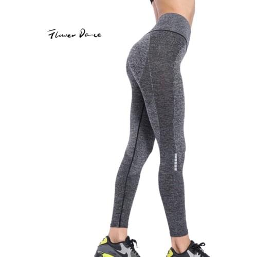 FlowerDance Yoga Pants Gym Leggings Seamless Sport Women Fitness Trousers ladies Femme High Waist Push Up Elastic Tights Woman