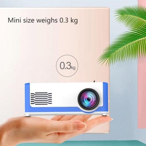 M1 portable projector 1080P mini childrens projector 1080P USB AV Mini Portable Beamer HD Pocket Projector Media Video Player