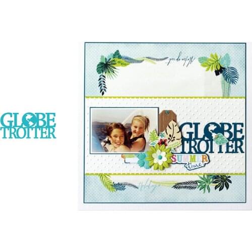 Metal cutting dies french globe trotter die cut mold Scrapbooking paper cards making paper craft knife mould new 2019