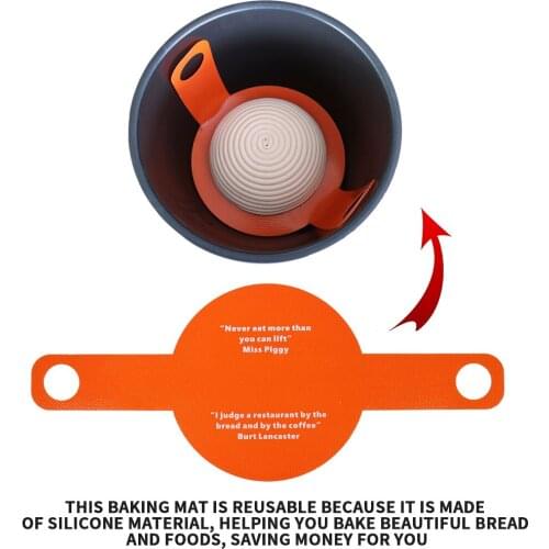 Dough Transfer Pad Microwave Dough Mat Non-stick Reusable Baking Mat Heat-resistant Silicone Bread Pad for Home Kitchen
