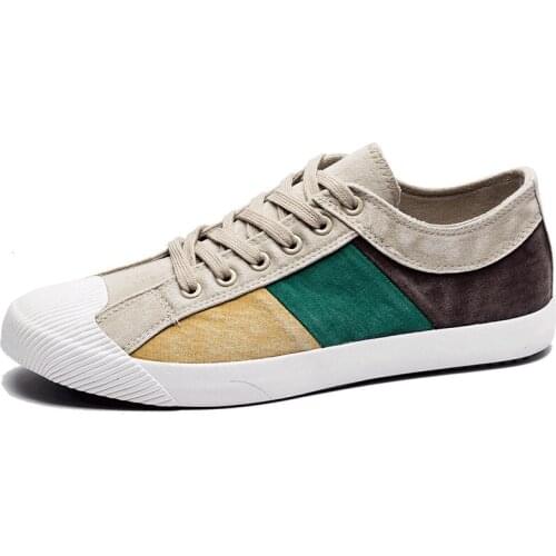 2019 Summer New Mens Casual Korean Version Of The Wild Breathable Canvas Mens Trend Board Shoes Old Beijing Cloth Shoes