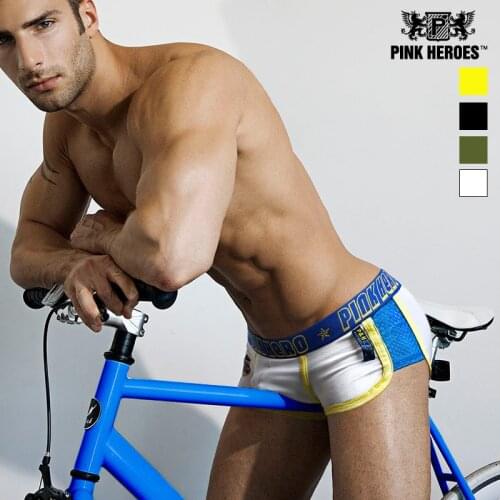 Pink Hero Mens Underwear Boxers Knickers Mens Boxer Shorts Sexy Male Cotton Underwear Men Cueca Masculina Boxer Homme Underpant