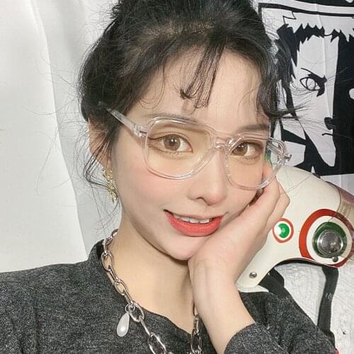 New Anti-blue Protection Glasses Optical Prescription Computer Glasses Frame Women Men Anti Blue Transparent Decorative Glasses