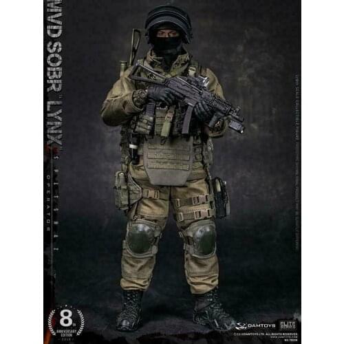 New In Stock 1/6 DAMTOYS Anniversary Edition 78059 Russian Spetsnas MVD SOBR LYNX Figure Toys