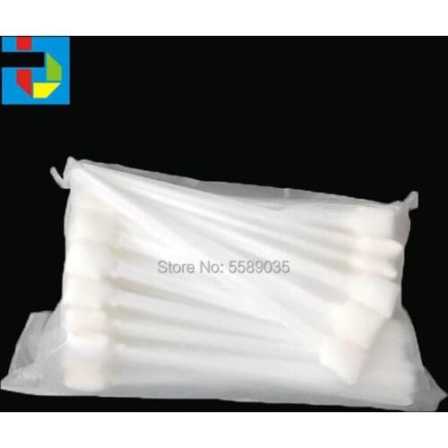 18cm length cotton swab soft quality cleaning brush supply for inkjet printer 50pcs 12pcs for print head cleaning