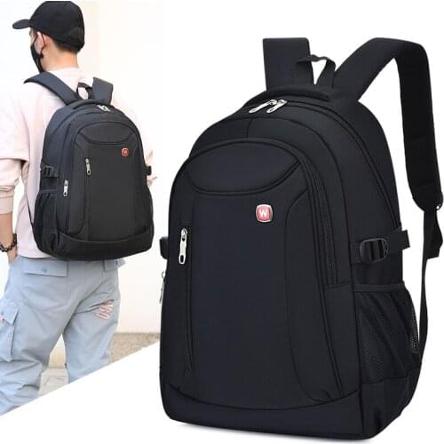Men Large Capacity Oxford Business Backpack 15.6 Inch Laptop Shoulder Bag New School Bag For Teenage Boys Mochila Female Bagpack