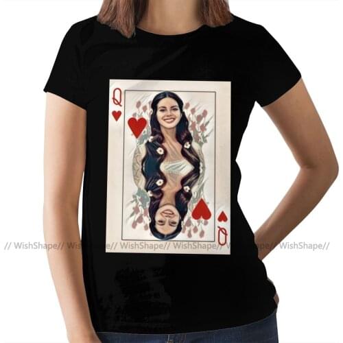 Lust For Life T-Shirt Lana The Queen Of Hearts T Shirt New Fashion Plus Size Women tshirt Ladies Tee Shirt