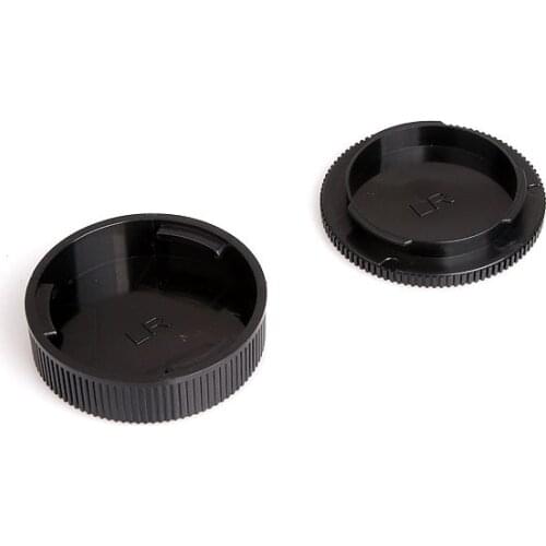 1 Pairs camera Body cap + Rear Lens Cap for Leica R LR