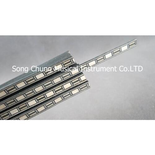 100STRIPS LUTHIER FIGURED BINDING C-74,Measures 6mm x 1.0mm thick and 640mm long