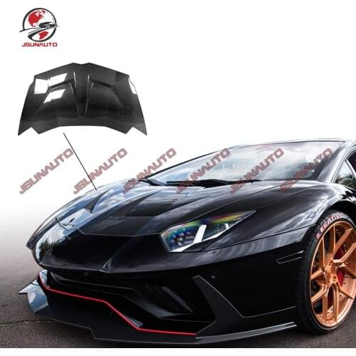 1016 Style Carbon Fiber Engine Hood Cover For Lamborghini Aventador LP700 LP720 LP750 Front Bonnet Modification