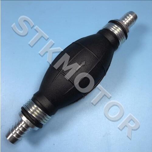 12mm Hand Fuel Pump Line Hand Primer Bulb All Fuels for Car Boat Marine Outboard