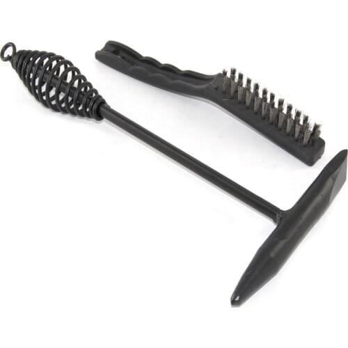 2 Pcs Knock Rust Removing Spring Hammer and Iron Brush Clean Up After Welding
