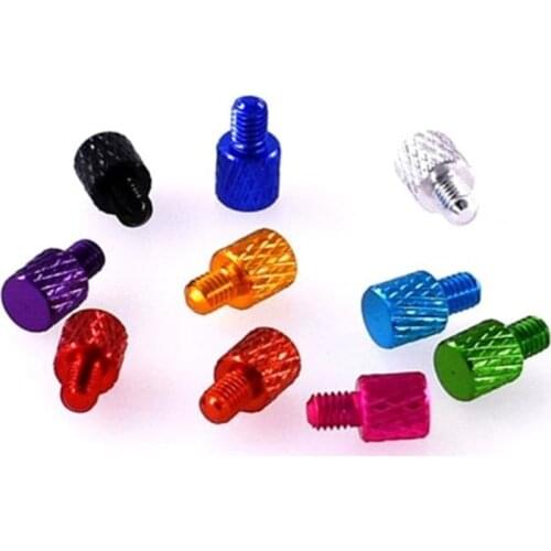 5Pcs M3 Colorful Aluminum Alloy Screw for SSD Fixing Screws Hard Disk Model Drone Computer Case
