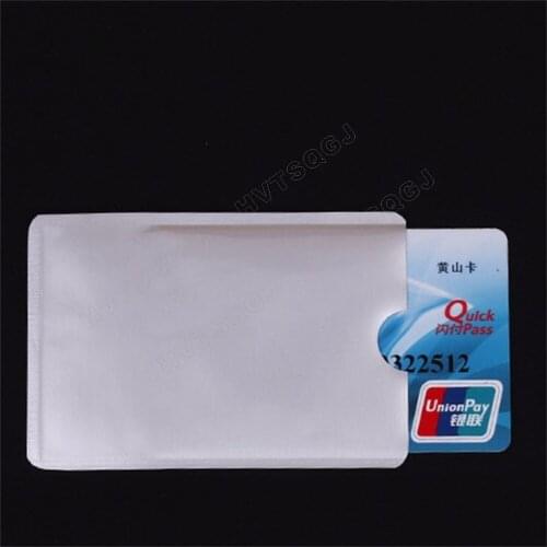 5000pcs Anti Scan RFID Blocking Sleeve for Credit Card Secure your Identity ATM Debit Contactless IC ID Card Protector Blocker