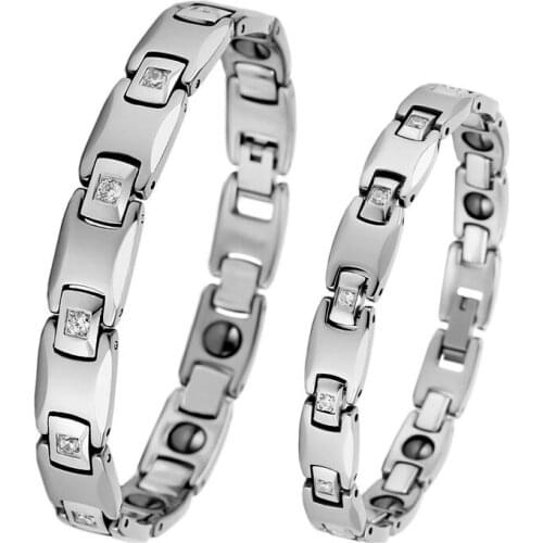 Stainless Steel Bracelet Titanium Steel Jewelry Germanium Magnet Energy Bracelet Fashion Jewelry Holiday gift
