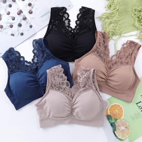 Lace Vest Sexy Lace Bra Tube Top Underwear Female Kaka Same Style Wrapped Breast Lace Underwear Bra Breathable Free Size