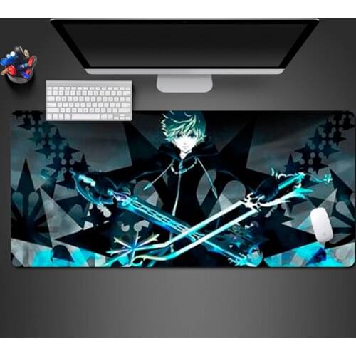 Two Swords In Hand Large Play Mats Higt Quality Gaming Mousepad Fashion Game Computer Mousepad Anime Mouse Pad Gamer