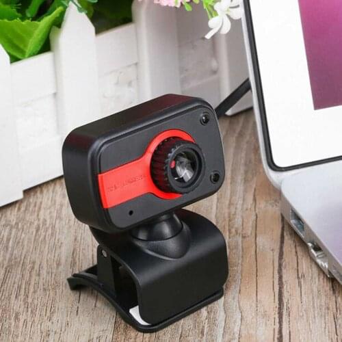 HD Webcam Built-in Microphone 360 Degree Rotating Auto White Balance Computer Laptop USB Webcam
