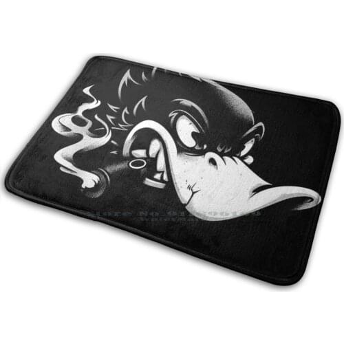 Angry Duck Mat Rug Carpet Anti-Slip Bedroom Entrance Door Mat Duck Cute Meme Knife Culture Funny Adorable Relateable Relatable